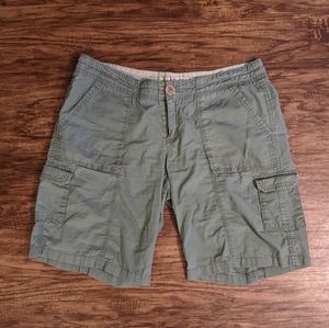 Roxy Green Cargo Bermuda Shorts